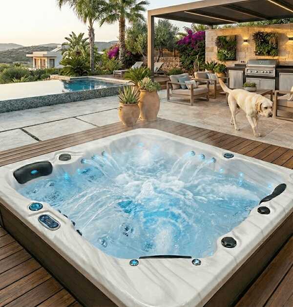 ג'קוזי ביתי ל- 4 אנשים