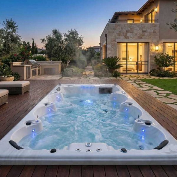 ג'קוזי ביתי לגינה ולמרפסת מפיברגלס